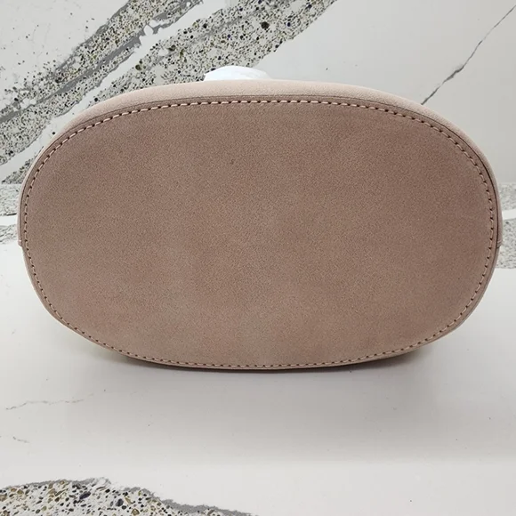 Coach Kisslock Bleecker Bucket Bag in Pink Nuage Suede NWT - Picture 14 of 14